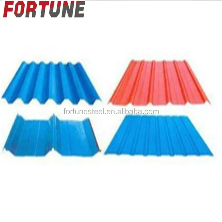 
PPGI Corrugated Steel Sheet Factory AZ Coating 40-50gsm Roofing Wave Tiles 0.3-0.6mm & 662-914mm Wholesale Alibaba Golden Member 