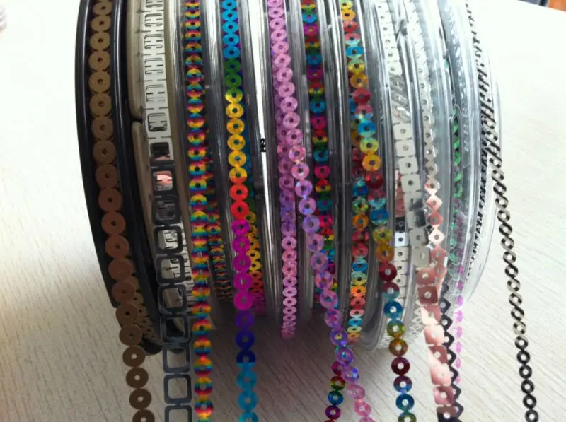 Motif Sequins roll High quality PET sequins