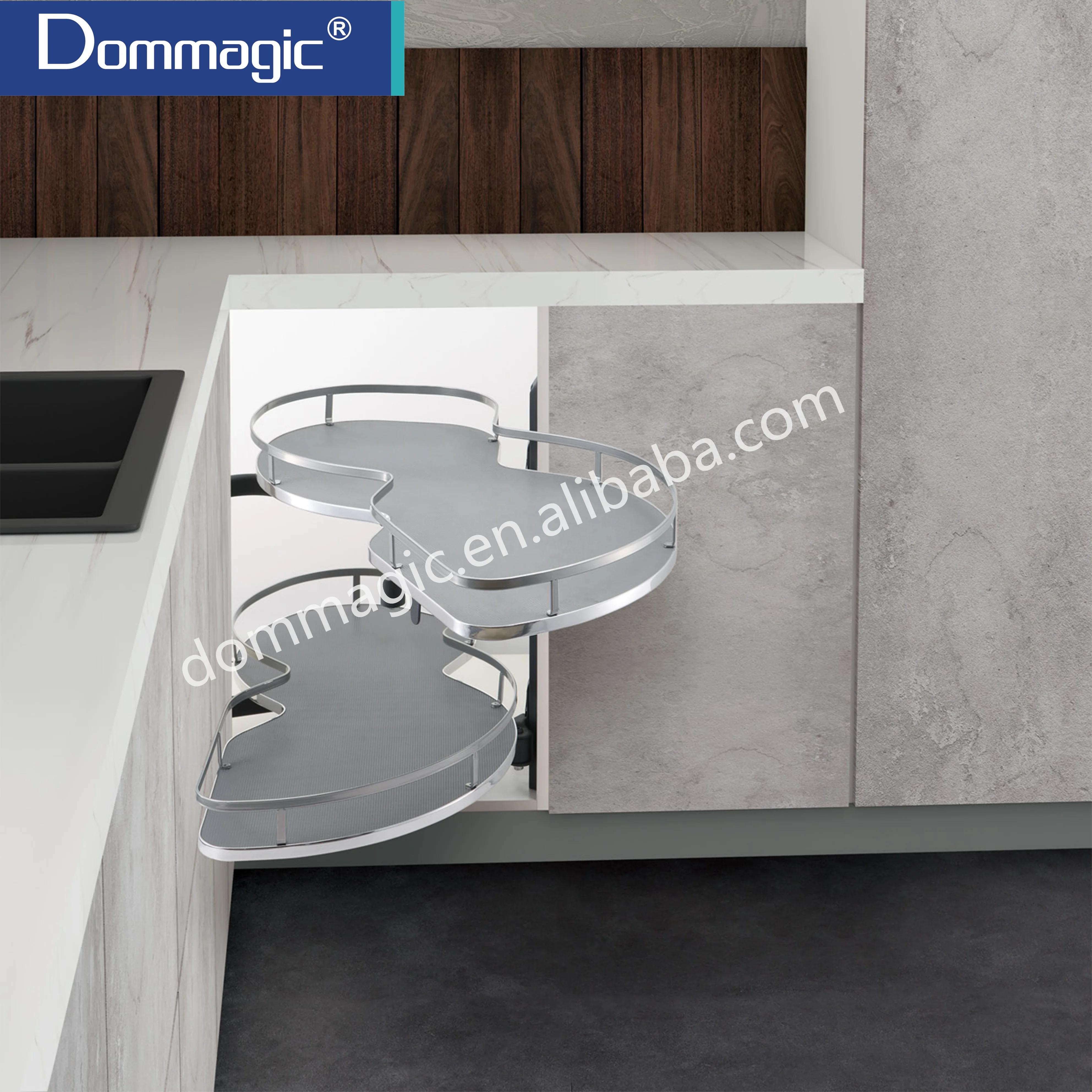 Dommagic Kitchen Cabinets Swing Tray (L/R)