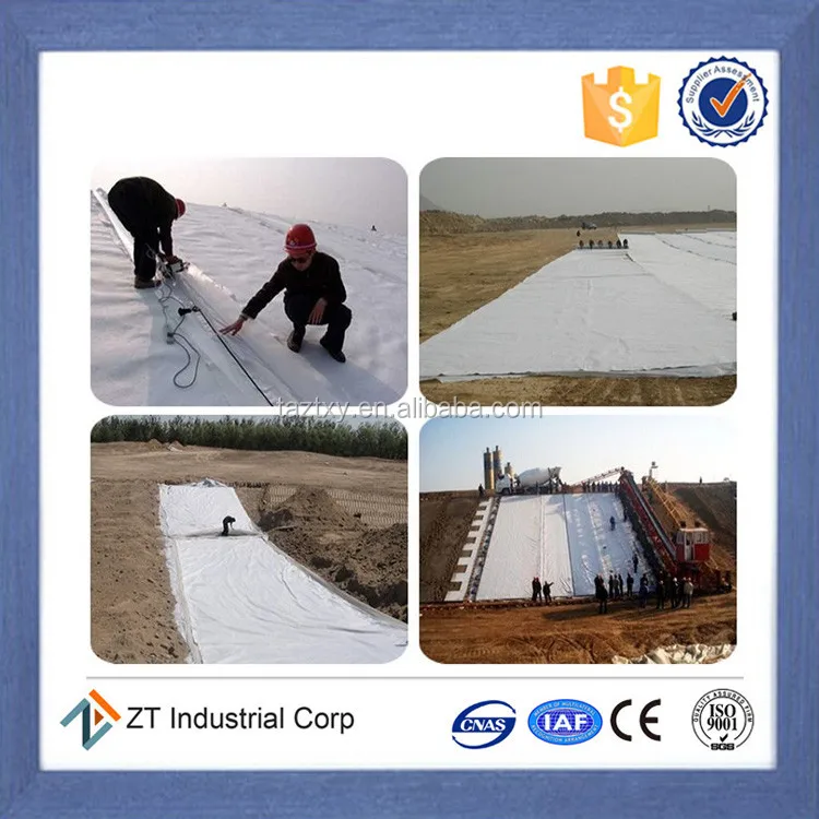 Высокопрочный нетканый геотекстиль для крыши 100-1000 г м2, низкая цена