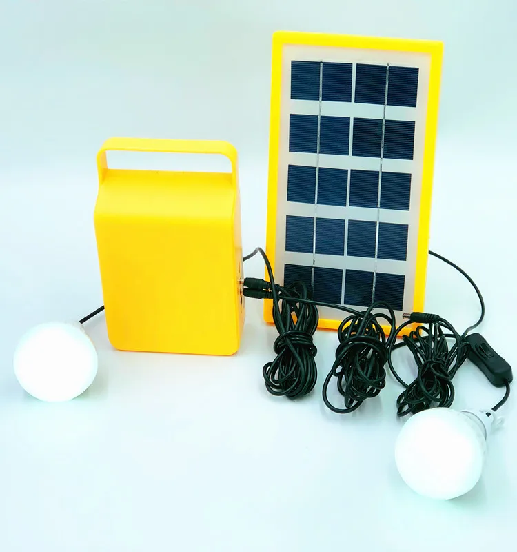 Mini Solar power system for camping light home emergency charging lighting 3W 5W Load Power (W)