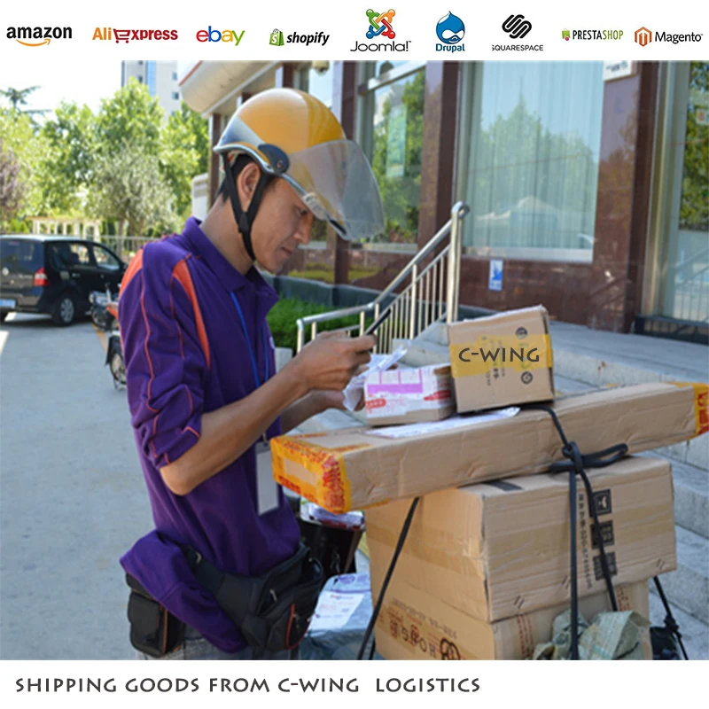 2021 Shopify China fulfilment DHL packet shipping from C-WING  to USA