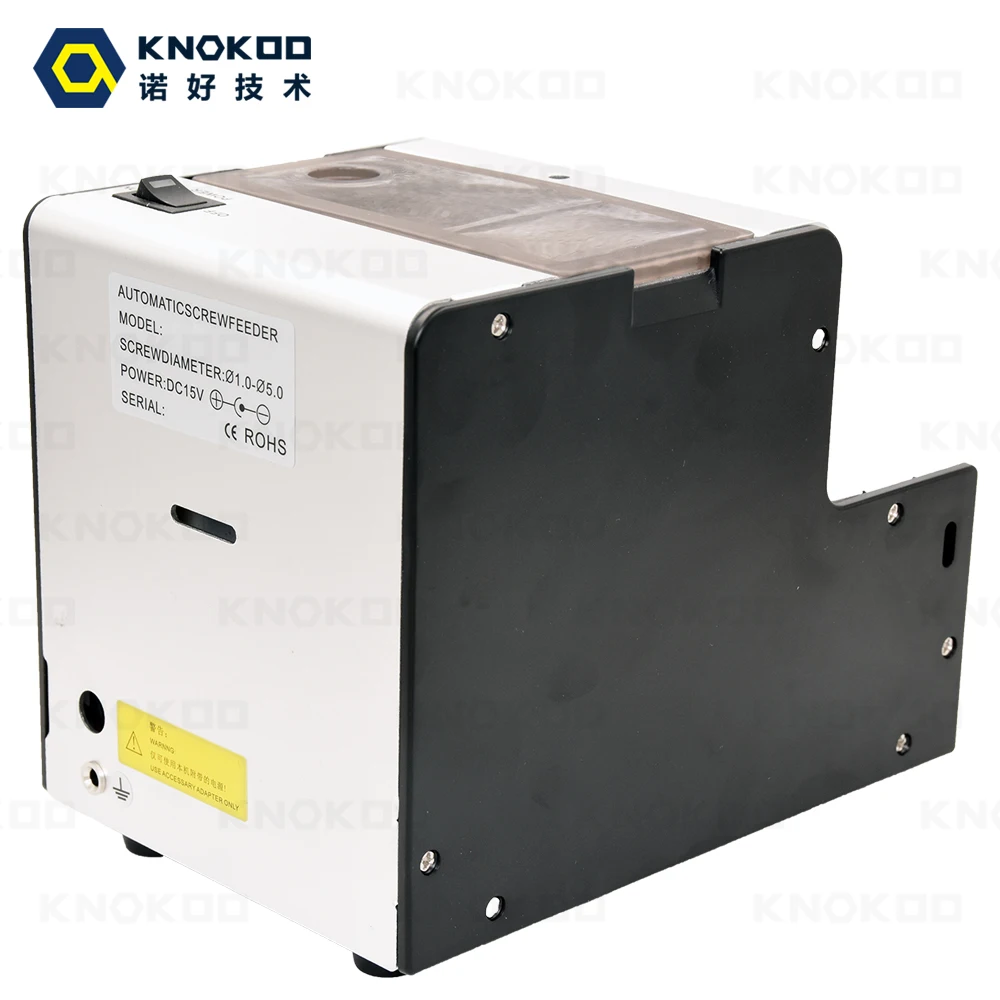 KNOKOO MKS-615 Automatic Screw Feeder with Adjustable Rail,M1-M5 Rail