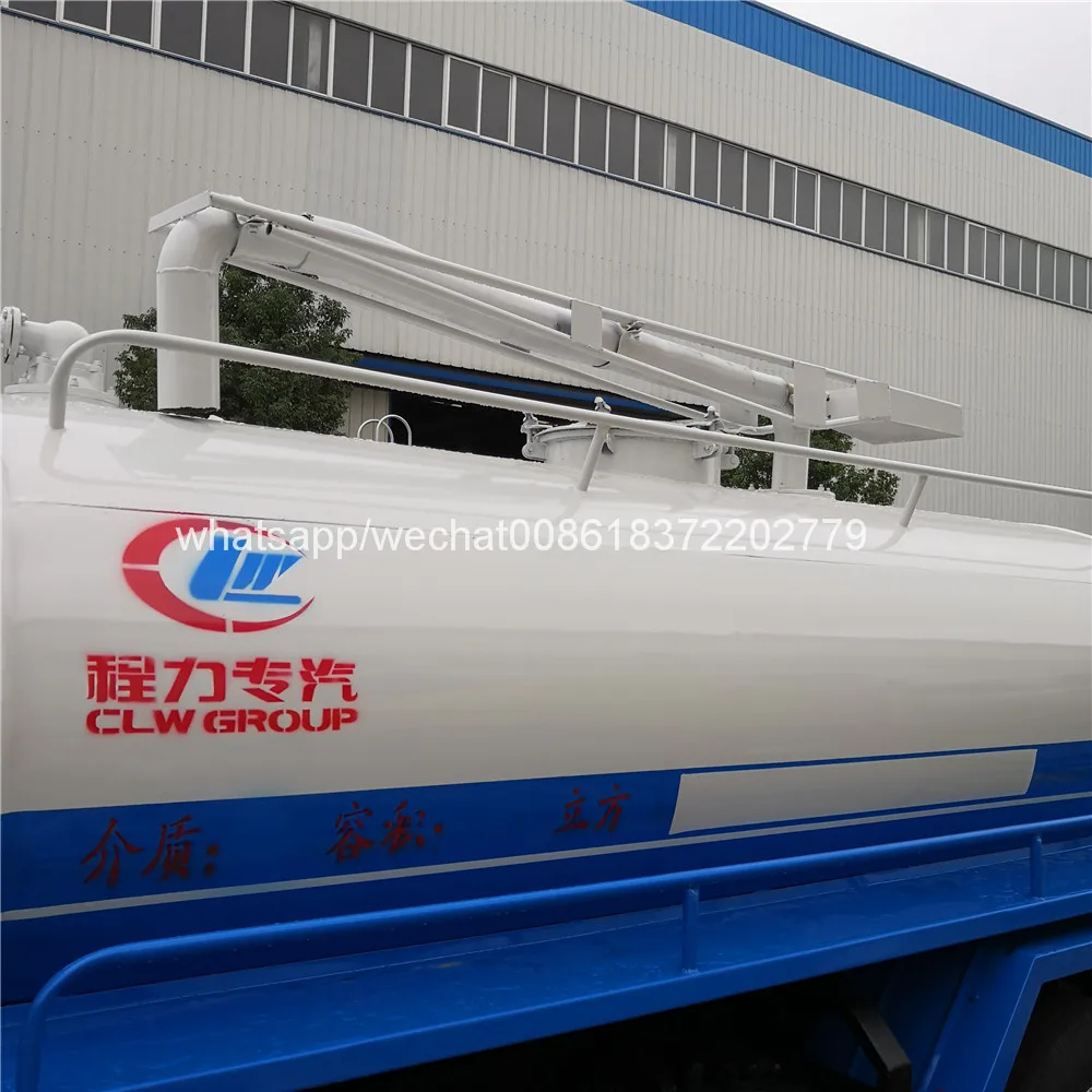 Cheap Dongfeng 5T sewer working fecal sewage suction truck for sale