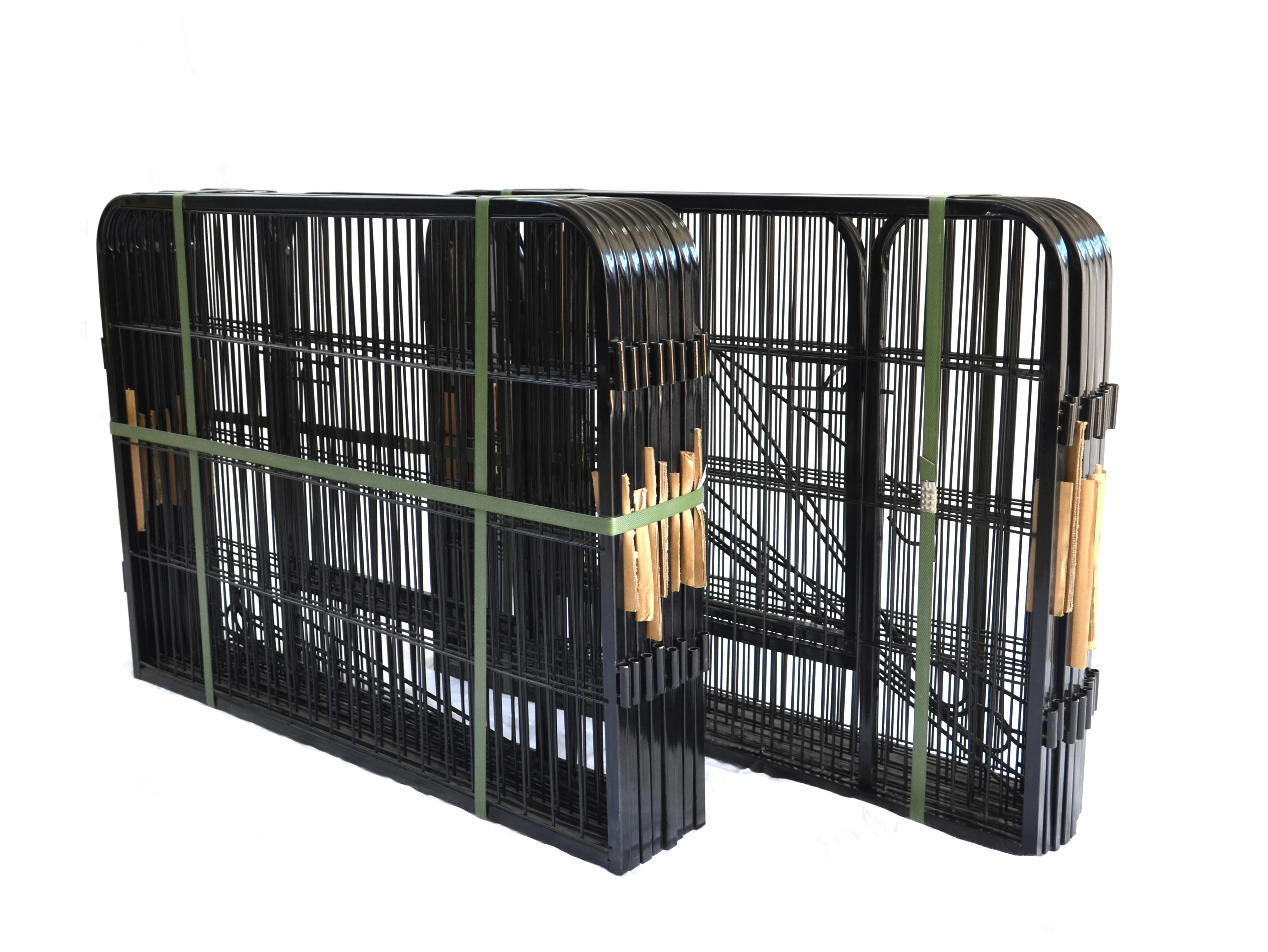 
Cheap Outdoor Temporary Customize Safe Locked Puppy Dog Kennel Fence Large Portable Foldable Metal Pet Dog Playpens With Door 