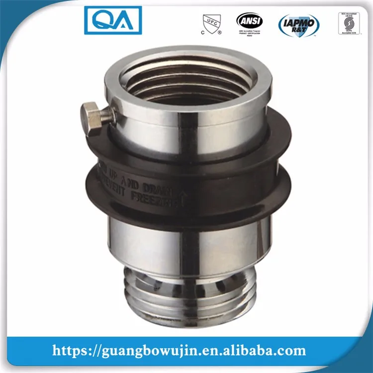 China Supplier Wholesale 3/4' Vacuum Chrome Stop Valve