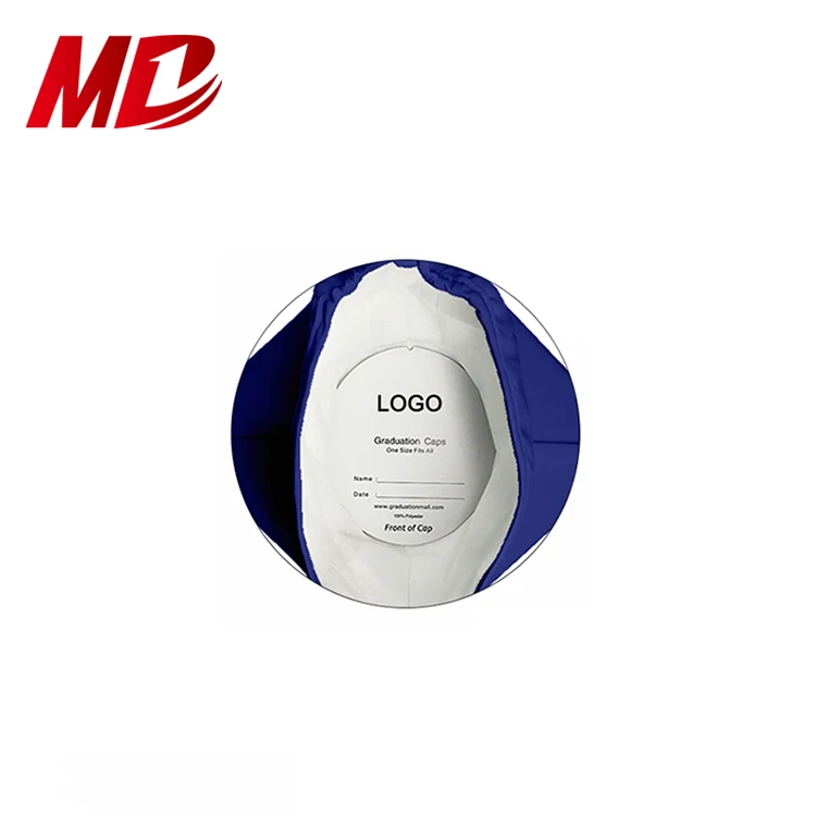 Finest Quality Royal Blue Matte Adult Graduation Cap Hats And Tassel