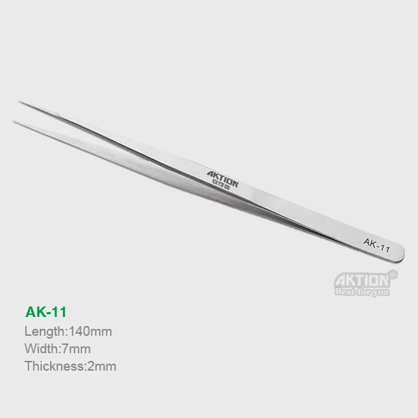 Wholesale All Series Swiss Quality Stainless Steel Pointed Curved Slanted Tweezers