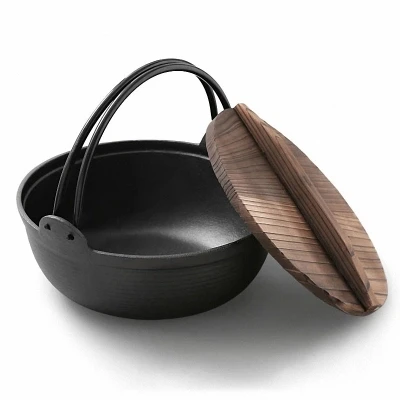 Japanese Stew Pot Okonomiyaki Shabu Shabu Pot Cast iron Sukiyaki Nabe