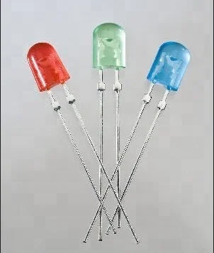 Diffused Green 5mm Oval Led diode 120 / 60 degree viewing angle