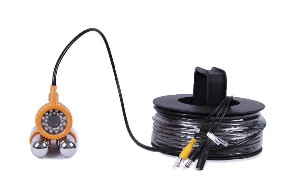 Fish Finder 20M Cable Underwater Fishing Video Camera With 24 LEDs CCD Sensor Waterproof Camera used in ocean and Fresh water