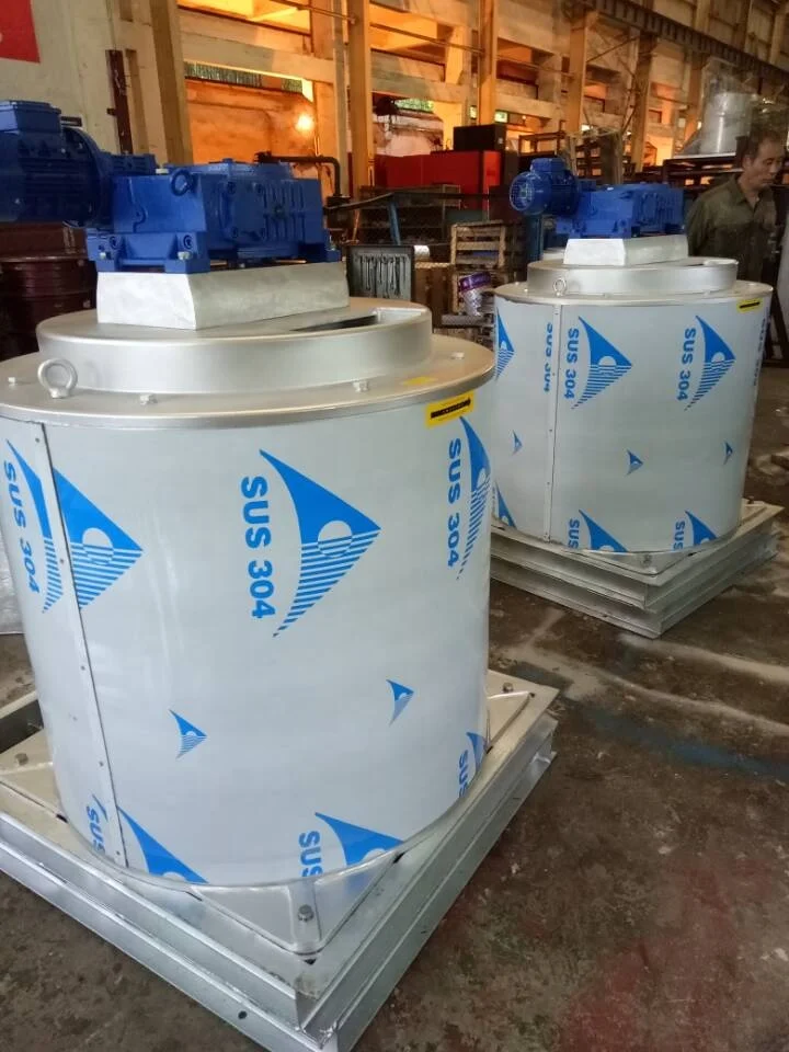 
10Ton flake ice machine evaporator for fishery 