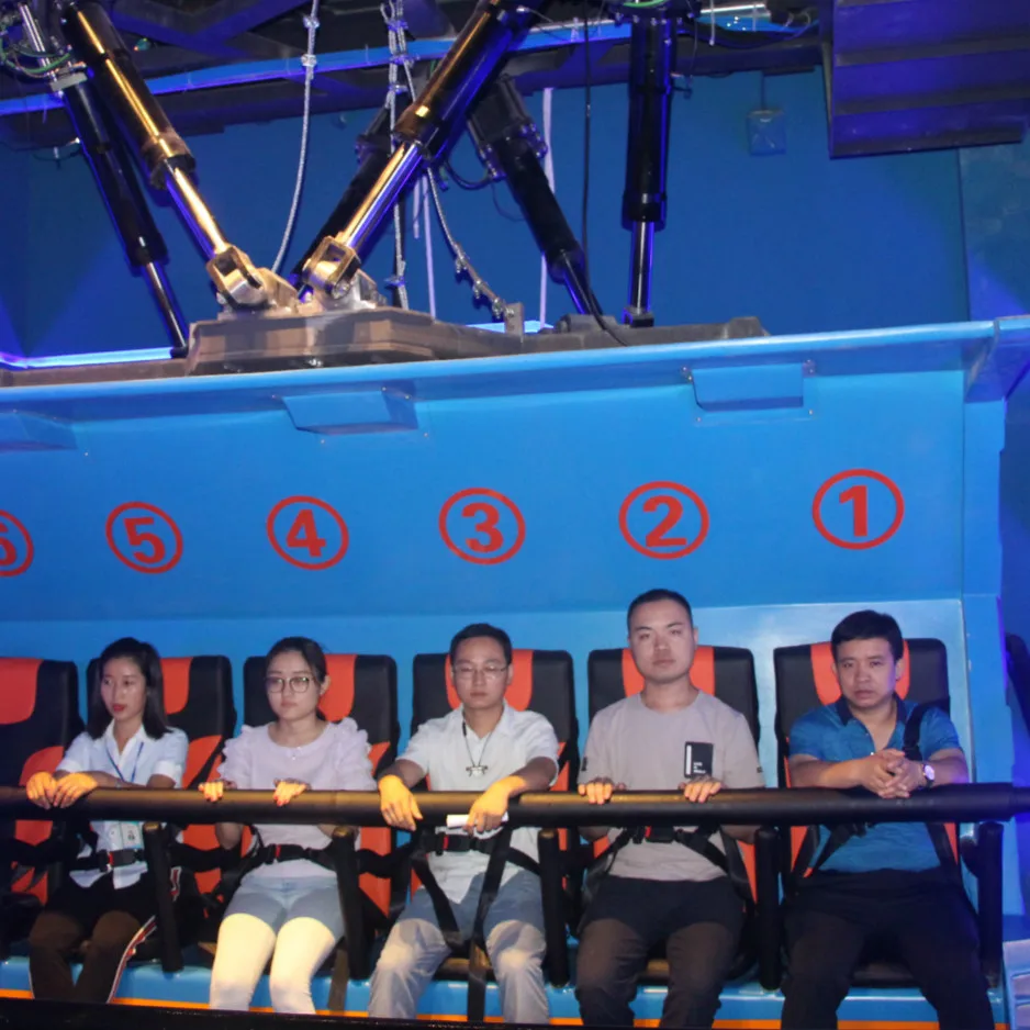 Direct factory park ride Top-dome Flying Cinema Ride Six-DOF Platform Motion Simulator For Sale