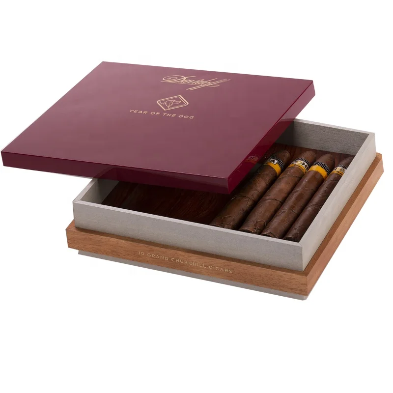 Factory direct sales Modern Cigar Wooden Boxes Wholesale Luxury Cigar Boxes cigar packaging