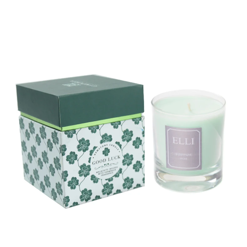 Wholesale Custom Retail Black Scented Luxury magnetic Candle Packaging Boxes with drawer