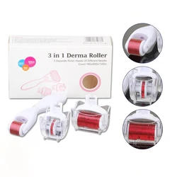 China most popular 3 in 1 micro derma skin hair roller set kit for sale