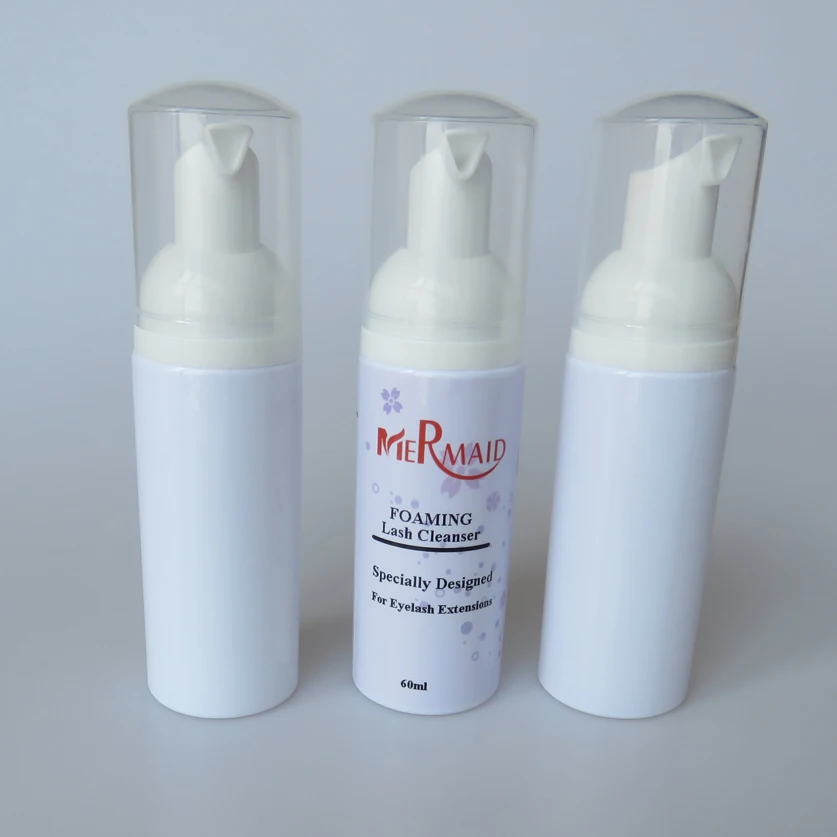 
Oil Free foaming eyelash cleanser for eyelash extension 