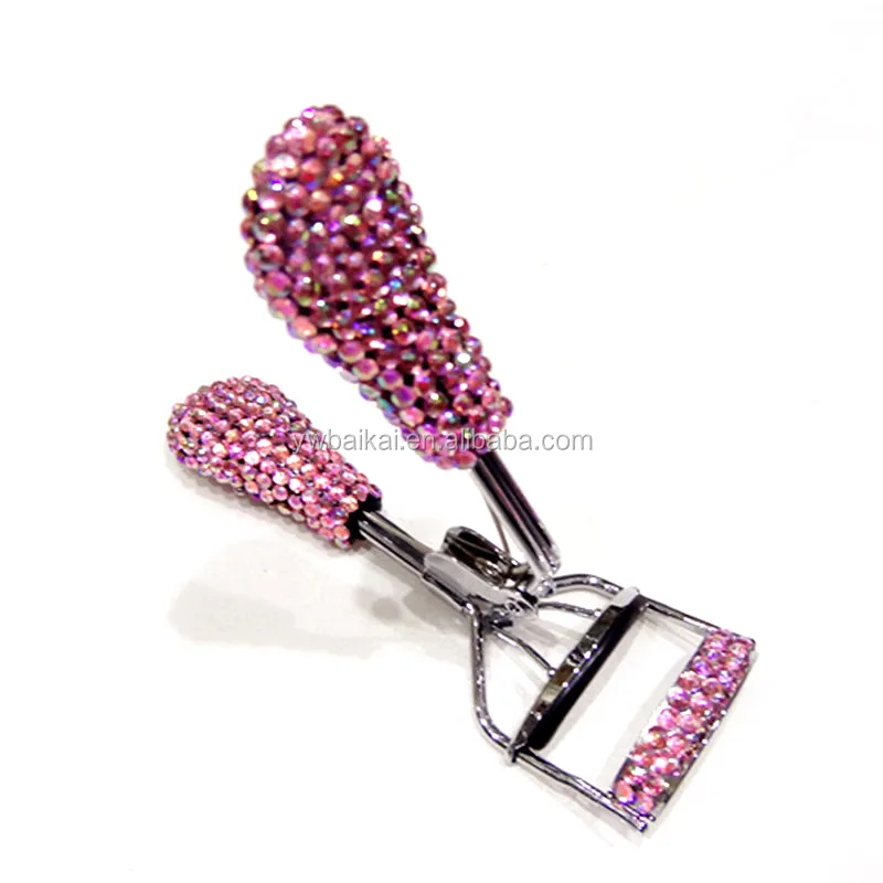New arrival hot sale eyelash curler with crystal