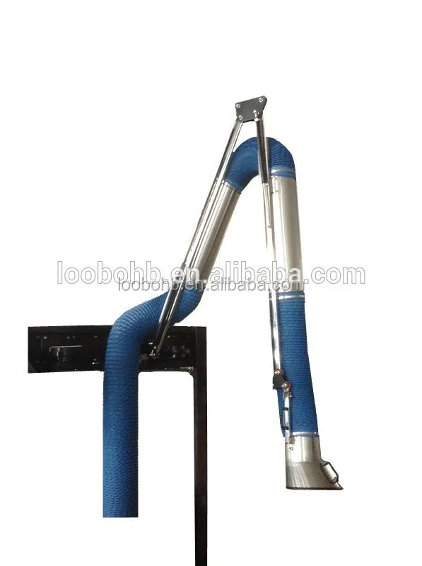 fume extraction arm and flexible welding smoke suction arm/air exhaust hood