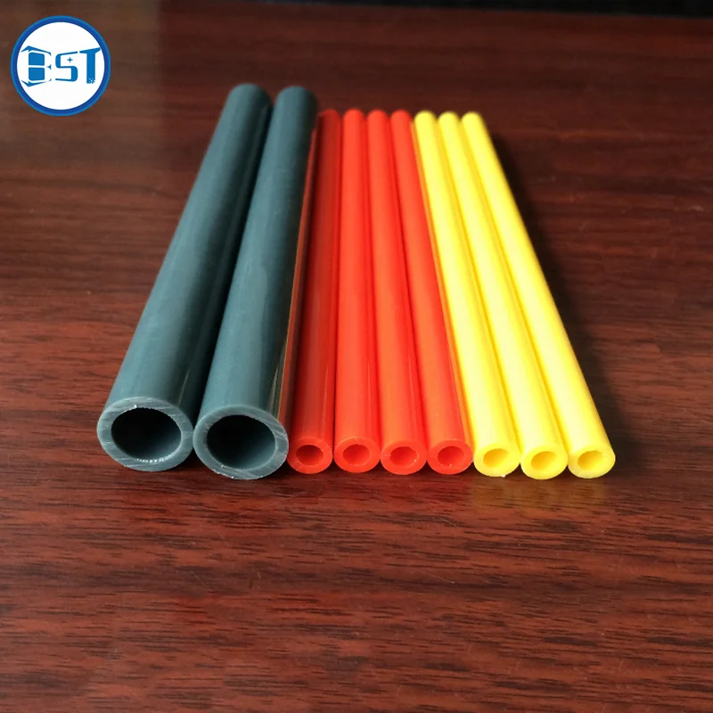 Direct factory customized ABS PE PP pvc plastic extrusion manufactures square round pipe furniture grade extruded plastic tube