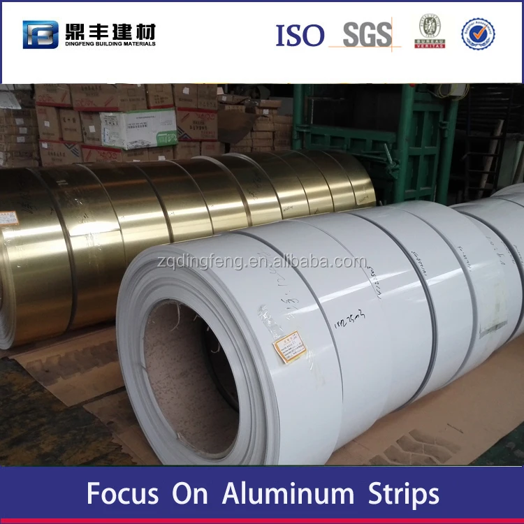 
Decorative color aluminum strips, 0.20 to 1.20mm, supplier near Guangzhou 