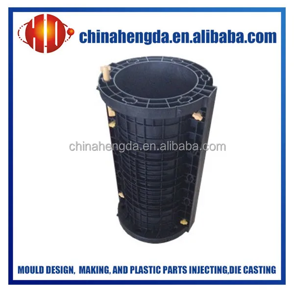 Formwork for Round column, plastic building column, adjustable construction column better than granite column