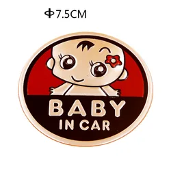 Пользовательская Безопасность 3d наклейка на автомобиль ребенка на доске знак