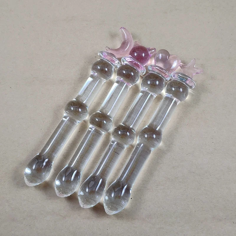 Factory OEM Custom Long Butt Plug, Glass Sex Dick, Glass Sex Cock for World Market Distribution