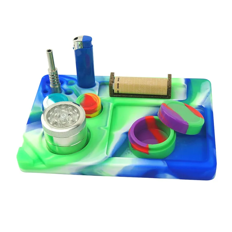 Silicone Tobacco Rolling Tray 23*15.9cm Tobacco Rolling Tray for Smoking