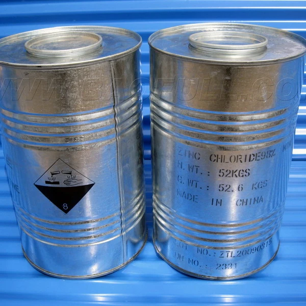 Cheap price and high quality zinc chloride 98%