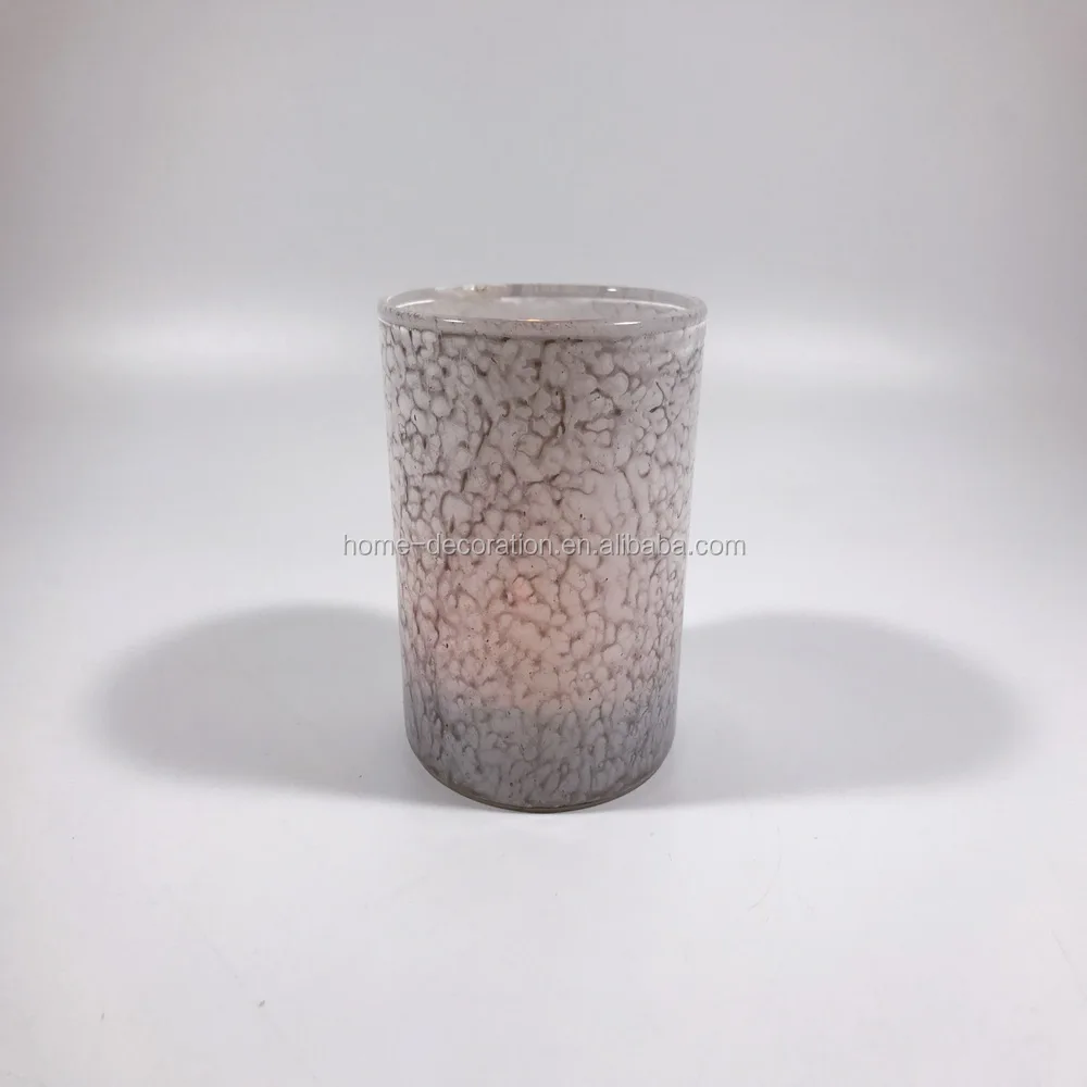 concrete look glass candle holder cylinder hs code
