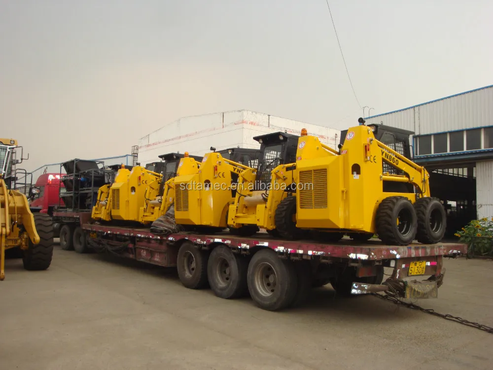 skid steer loader taian luyue  JC45G with 50hp engine loading capacity is 700kg skid loader