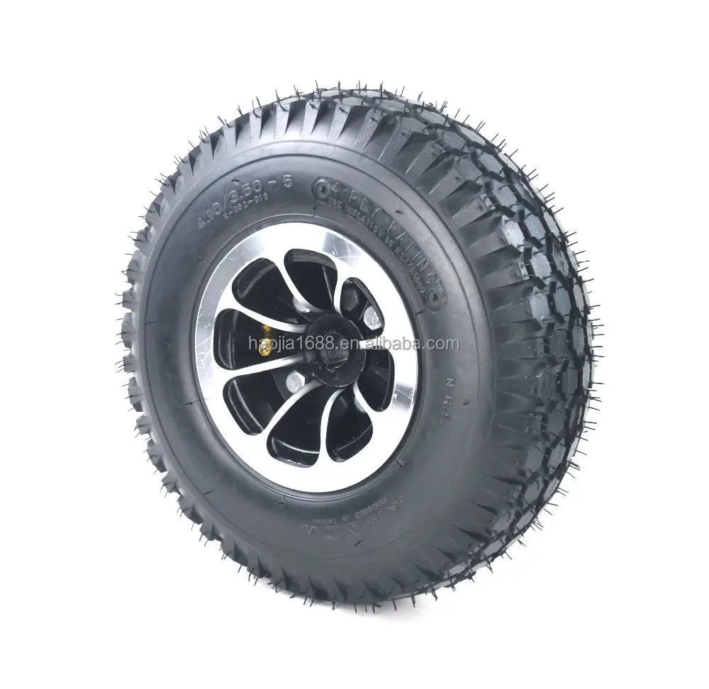Source factory products 4.10/3.50-5 Aluminum alloys hub Inflatable Driving wheels