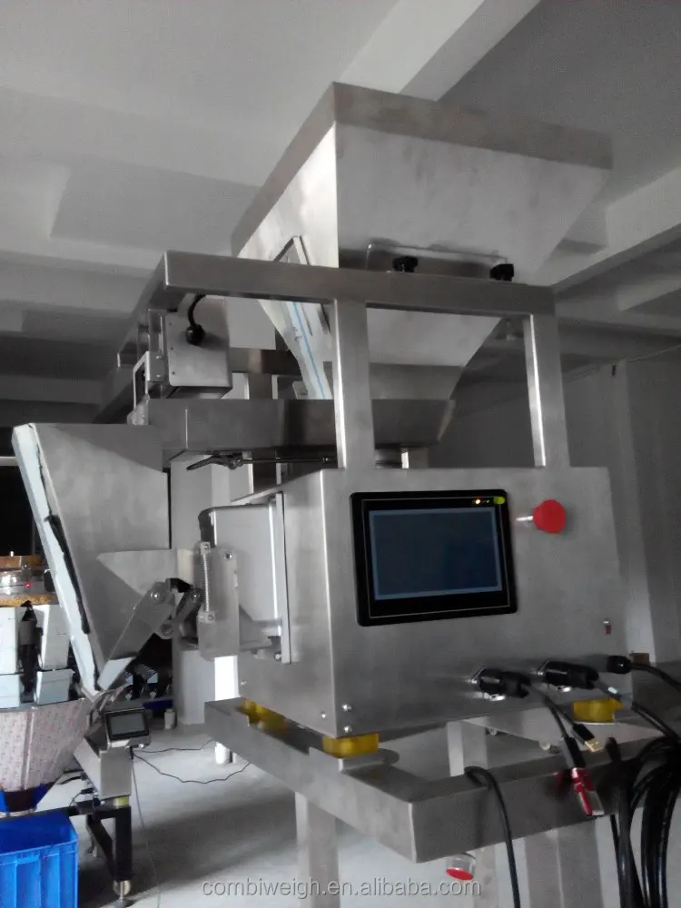 1 head modular linear weigher filling machine for Salt seed rice small granule products