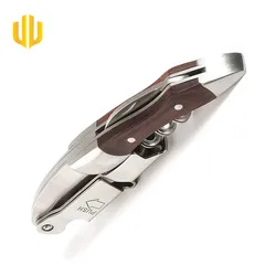 Самые дешевые цены HJ-LC12 оптовая продажа каучуковая рукоятка вина штопор официанта