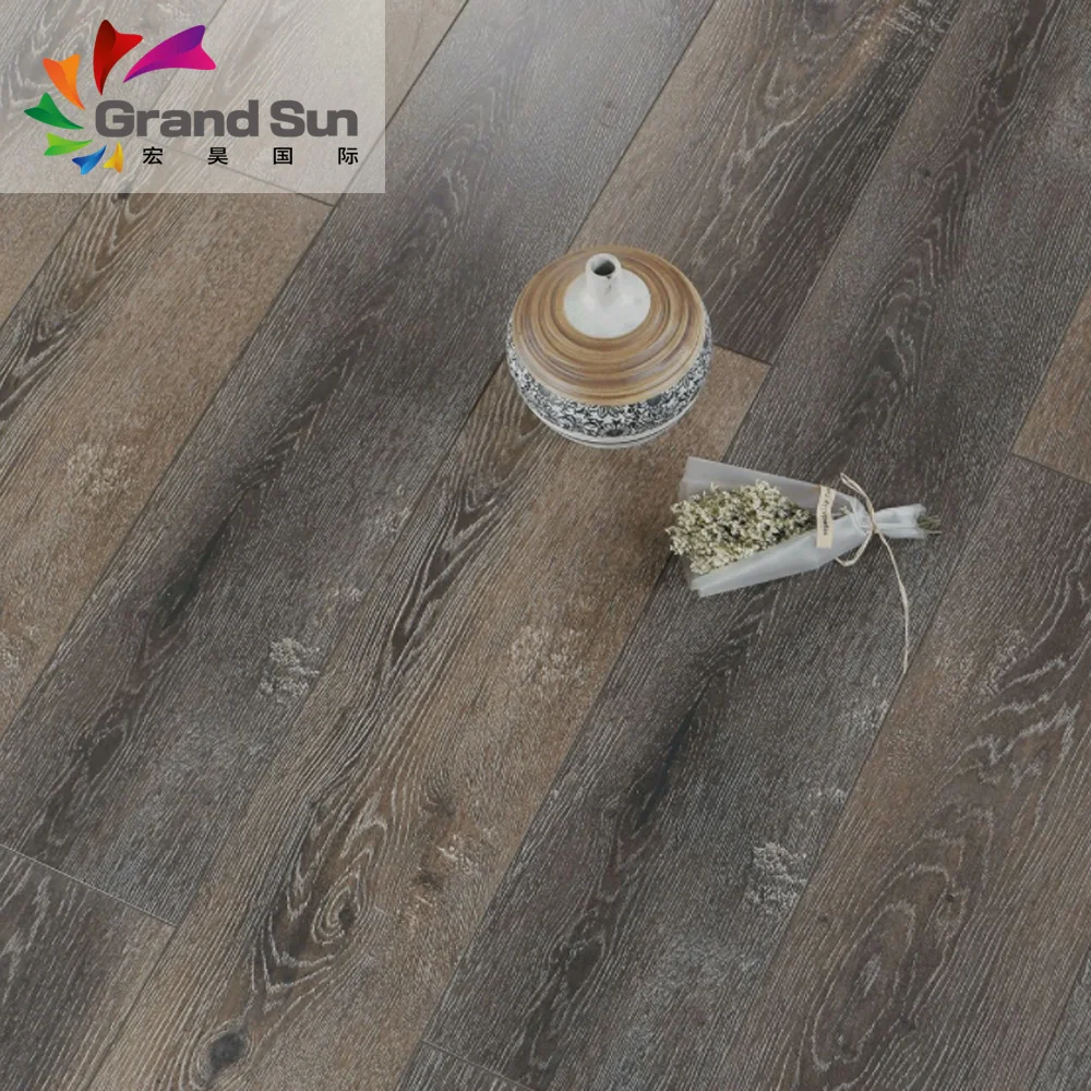 Wood 12mm black oak laminate flooring
