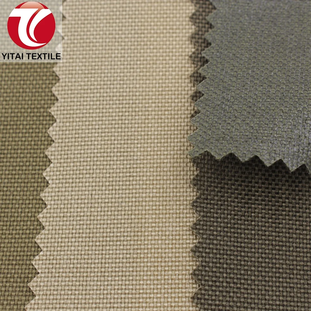 water repellent or waterproof 1000 denier pu coated cordura nylon fabric for bags military tent