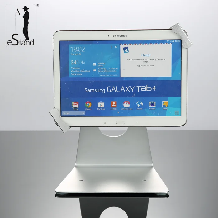 eStand BR24012FQ exhibition tablet stand display for Windows anti theft solution