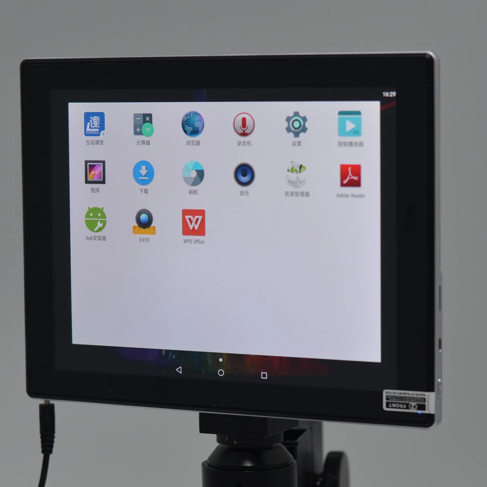Совместимая с HDMI USB микроскоп камера Система Android сенсорный экран планшет цифровой 180X C-mount