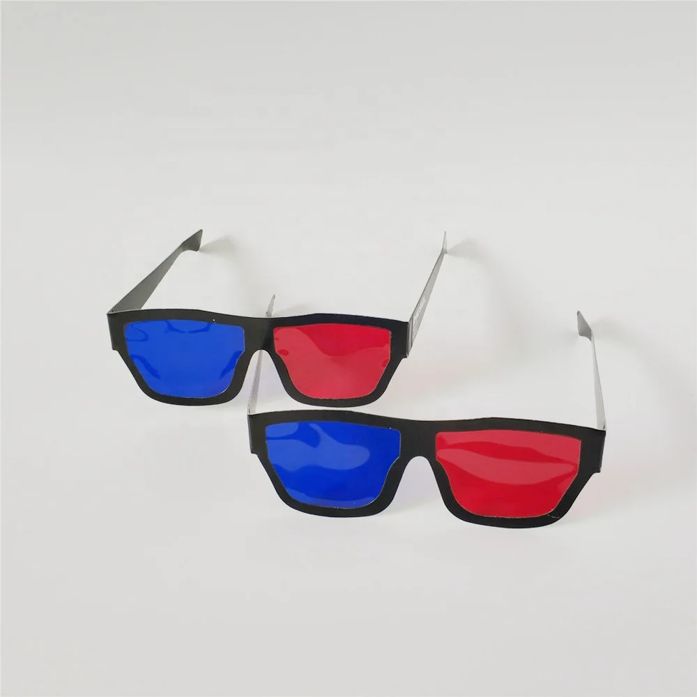 Customized Design and Shape Paper 3D Glasses