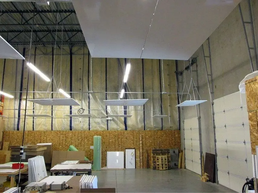 Ceiling/Wall Mounted Hot Sale Electric Far Infrared Heating Panel Carbon Crystal Panel Heater for Yoga Studio