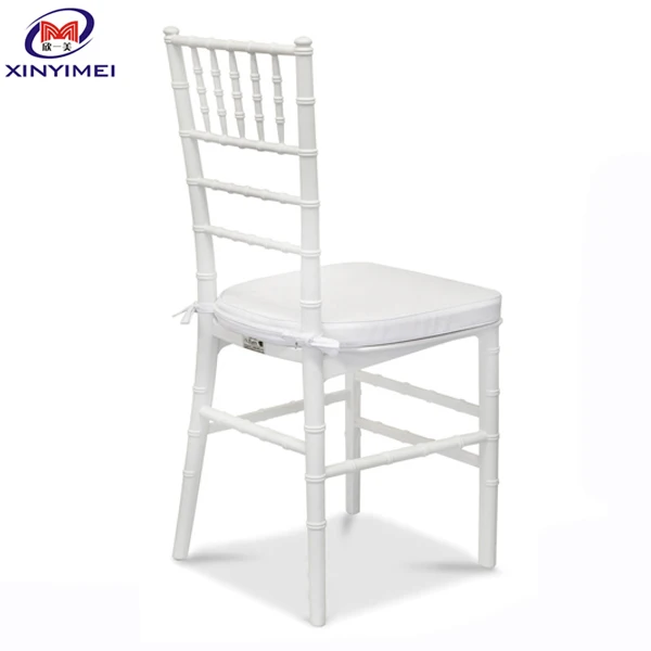 Good quality white resin tiffany chair chiavari chair