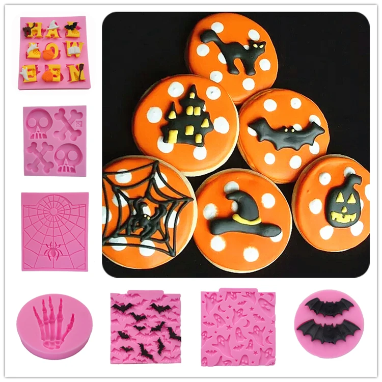 Vivid Spider Shape Cake Decorating Tools Baking Mold Fondant Silicon Mold