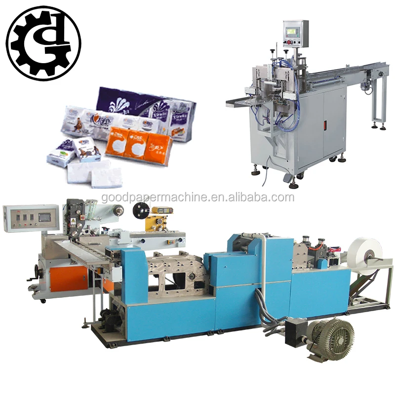 Автоматическая Карманный ткани упаковочная производственной линии складной платок бумаги производителя машины