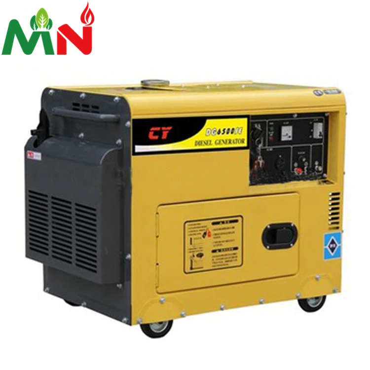 Низкое потребление топлива OHV бесшумный 5 кВА генератор переменного тока дизельный генератор 5 кВт