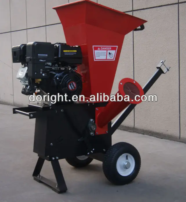OEM Commercial wood chipper 15hp Petrol Engine Drum Wood Chipper Shredder Machine