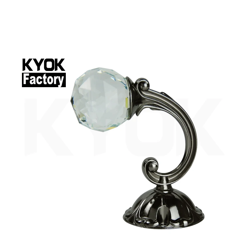 KYOK superior quality curtain walls accessories shower curtain hooks ,luxurious curtain tiebacks hook