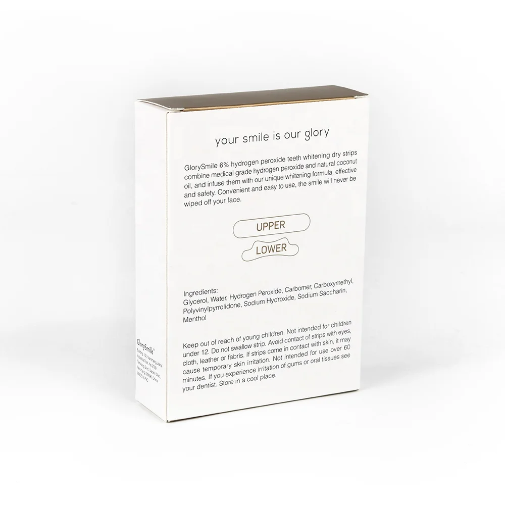 14 Pack Non Peroxide Gel Strips And Dry Strips Dental Care Tooth Whiten Strips For Teeth Whitening