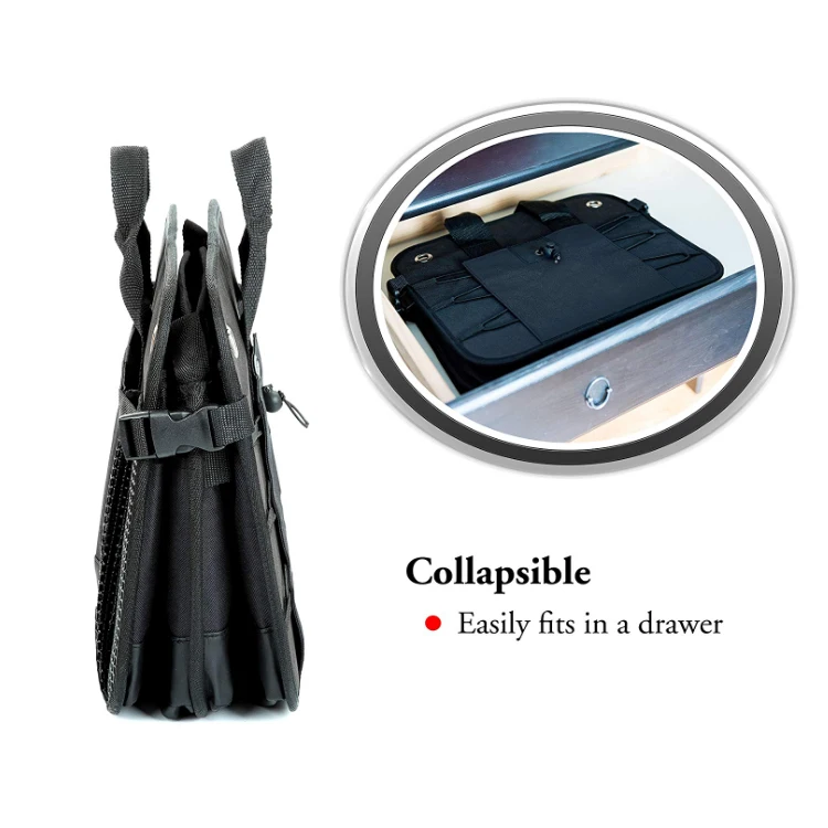 Wholesaler Multi Pocket Large Capacity Folding Car Seat Back Trunk Organizer Storage Bag