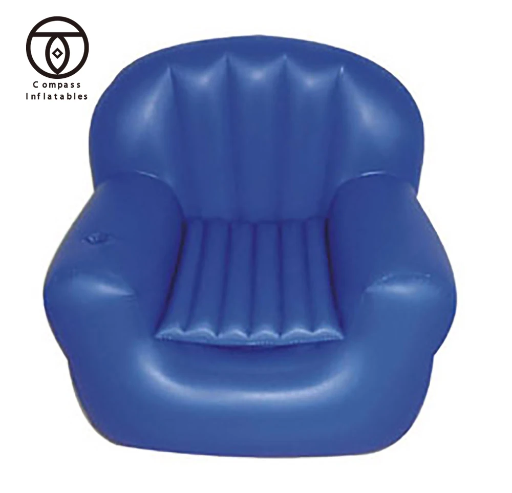 Wholesale Blow Up Pvc Inflatable Sofa Relax Chair Outdoor Camping Inflatable Lounger Couch Sofa